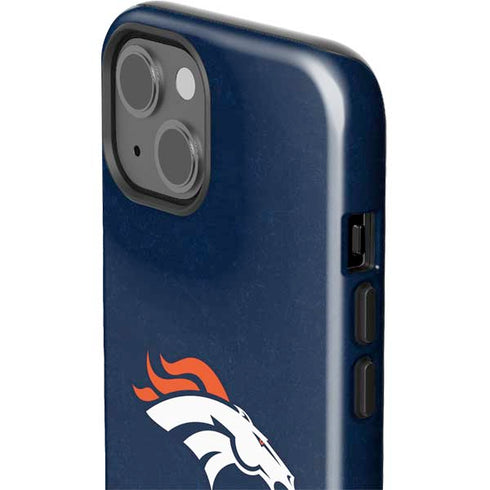 NFL Denver Broncos - Distressed iPhone 15 Impact Case